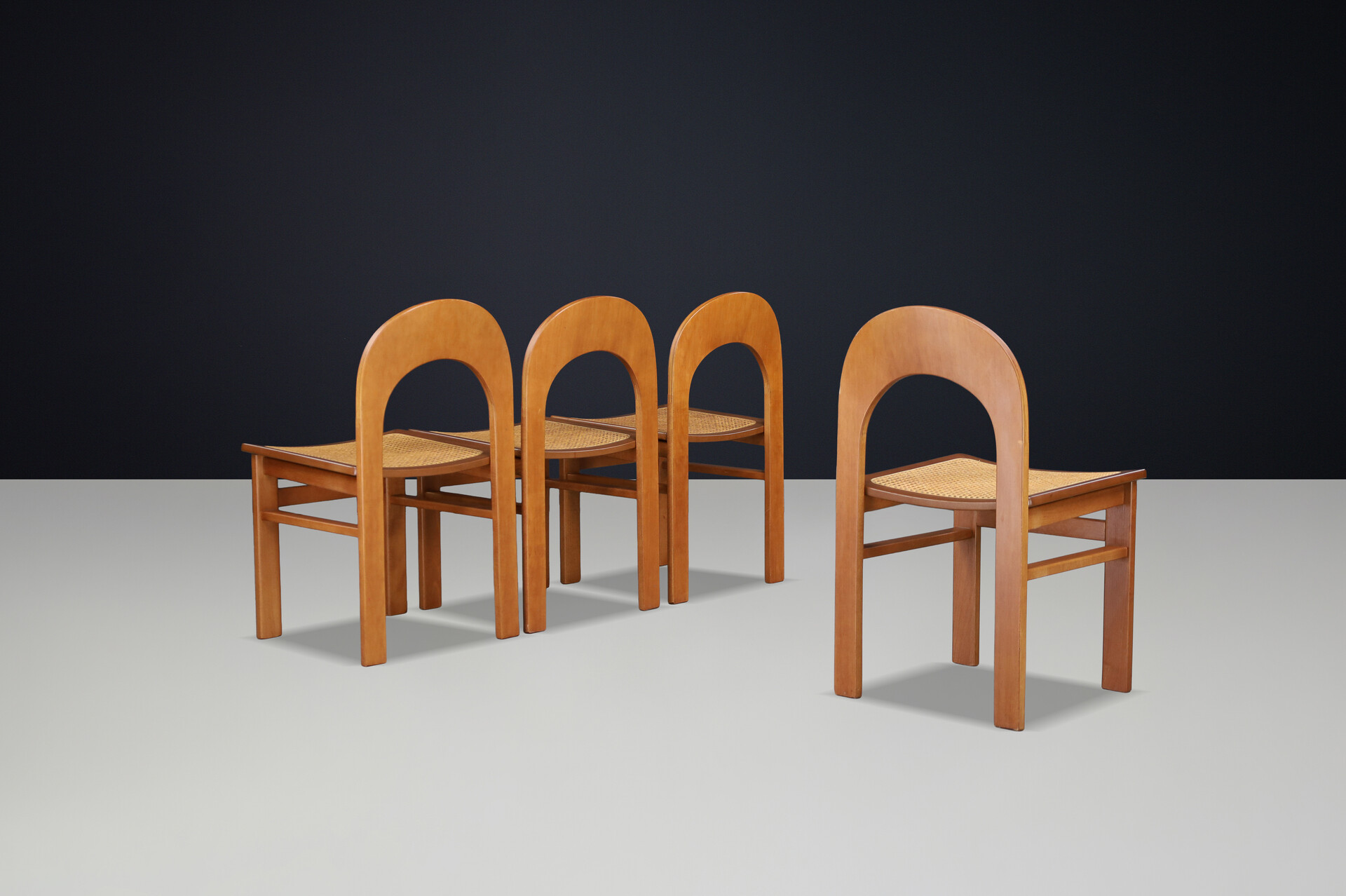 Mid century modern “Arcadia” Chairs by A. Caraceni for Tagliabue, Italy, 1970s Late-20th century