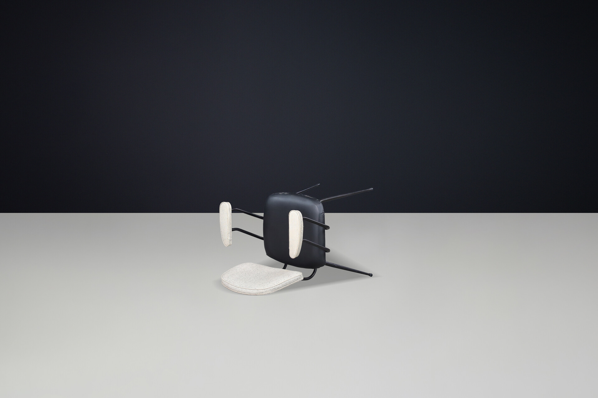 Mid century modern Arm chairs by Jacques Hitier, France 1950s Mid-20th century