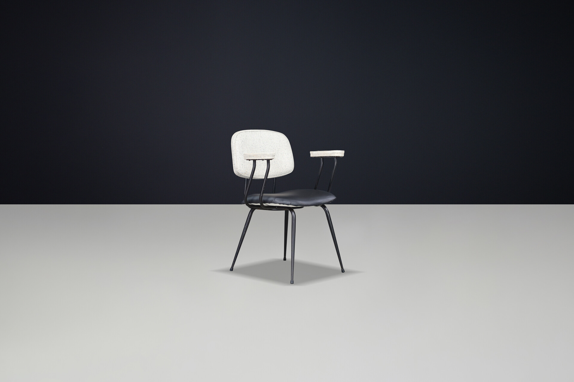 Mid century modern Arm chairs by Jacques Hitier, France 1950s Mid-20th century