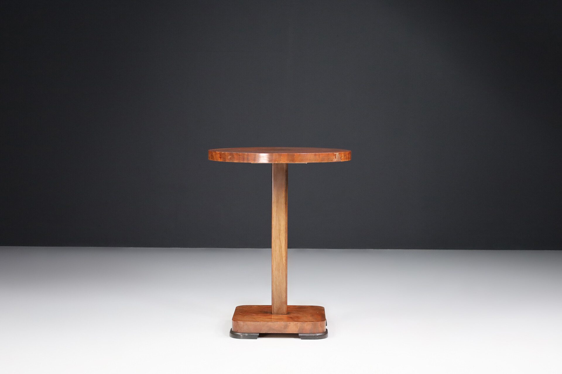 Mid century modern Art-Deco pedestal table, Germany 1930s 20th century
