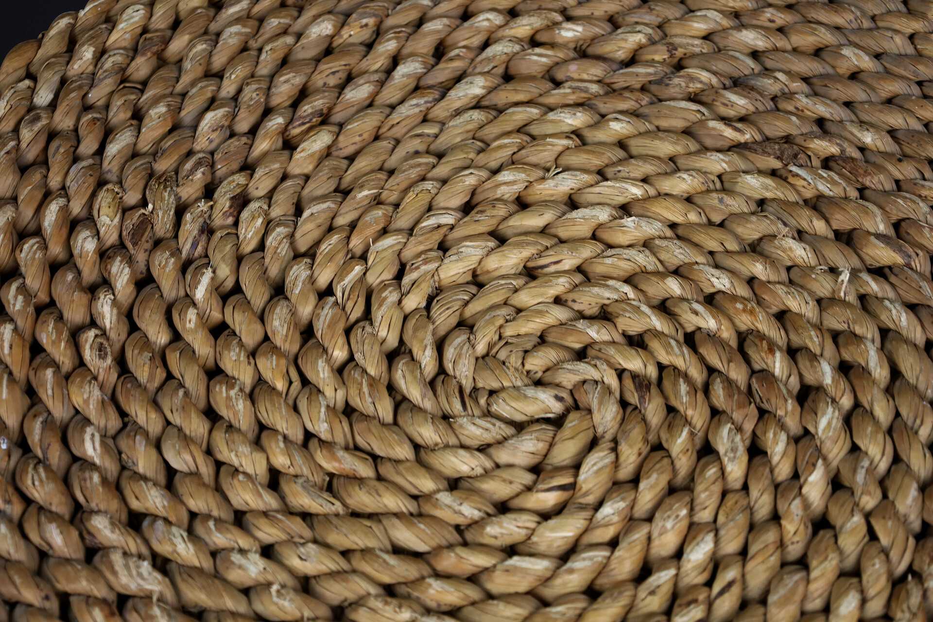 Mid century modern Audoux & Minet Rope Side / Coffee Table, France, 1950s Mid-20th century