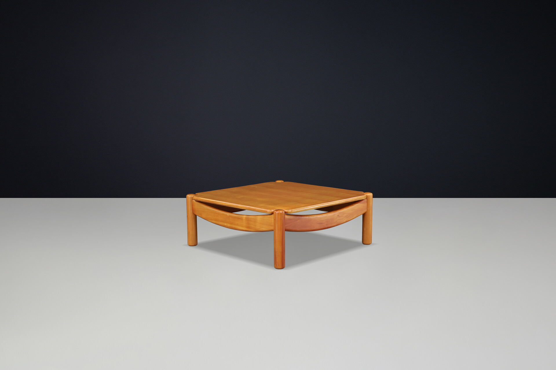 Mid-Century Modern Beechwood coffee table by Carl Straub, Germany, 1960s Mid-20th century