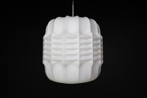 Mid century modern Brutalist Opaline Glass Pendants, Europe, 1960s Mid-20th century