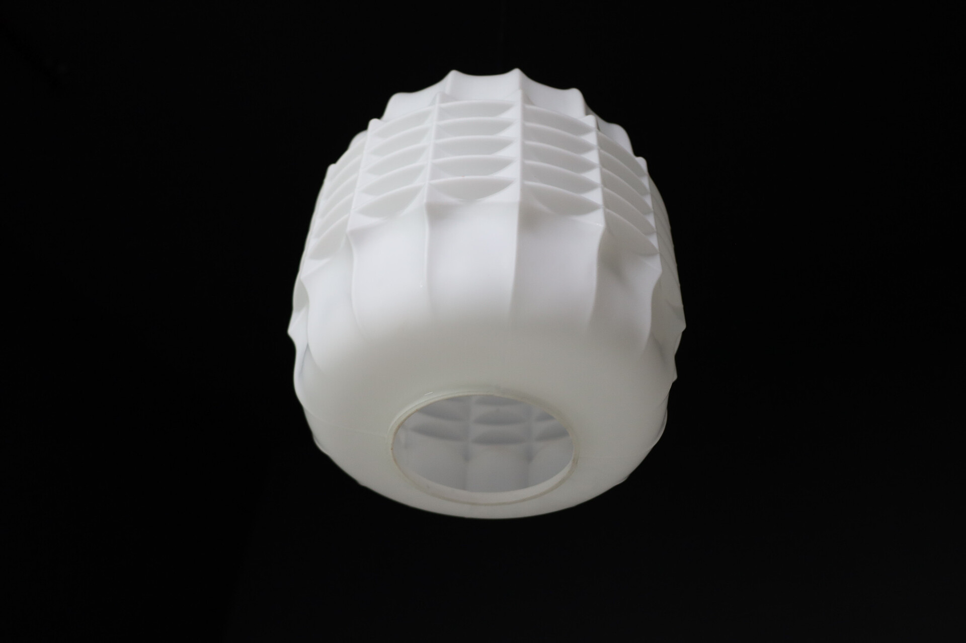 Mid century modern Brutalist Opaline Glass Pendants, Europe, 1960s Mid-20th century