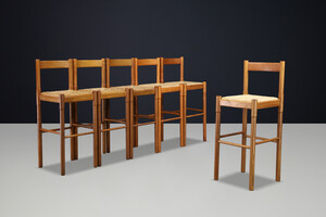 Mid century modern Carimate bar stools by Vico Magistretti for Cassina, Italy 1960s Mid-20th century