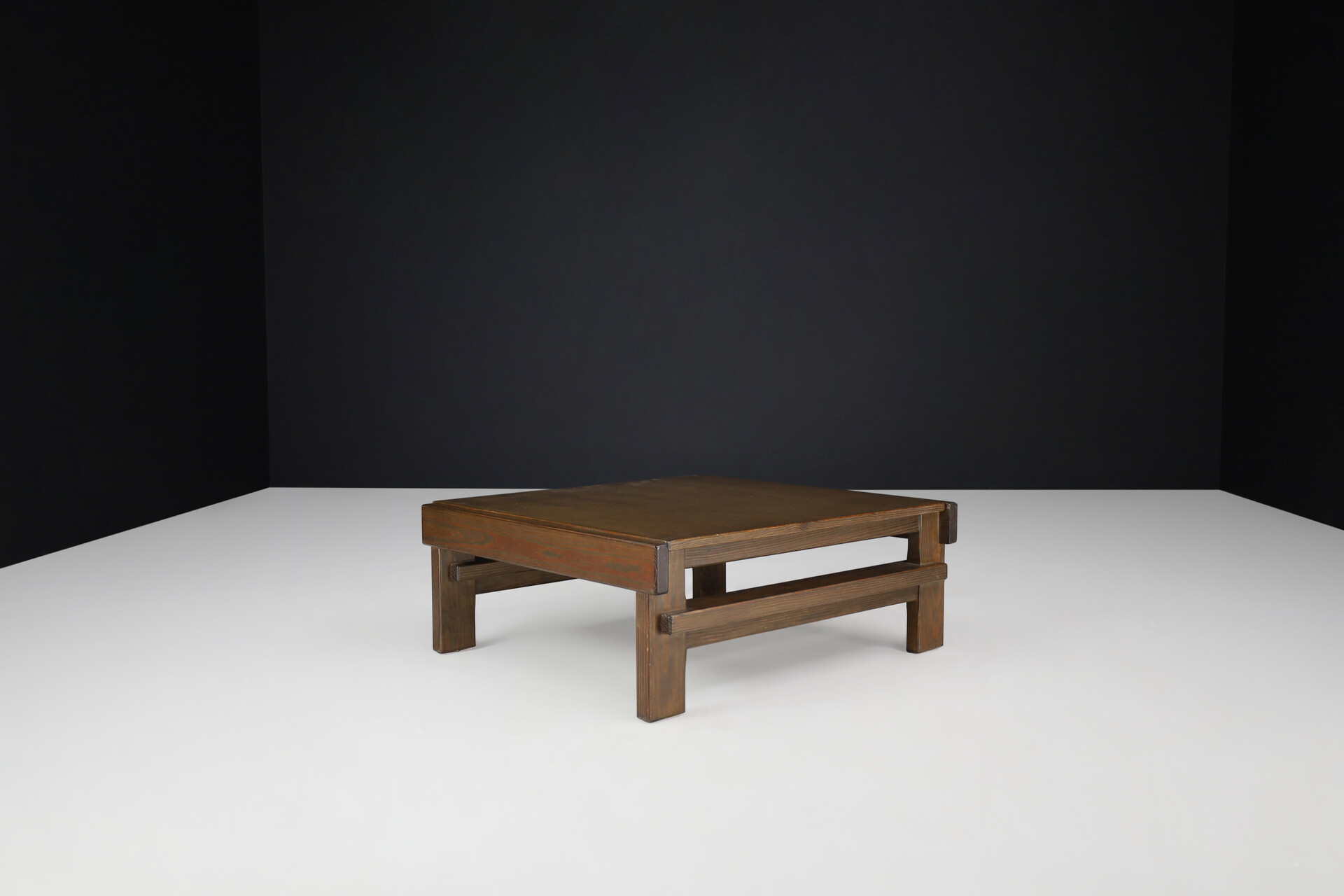 Mid century modern Carl Straub pine coffee table Germany, 1960s Mid-20th century