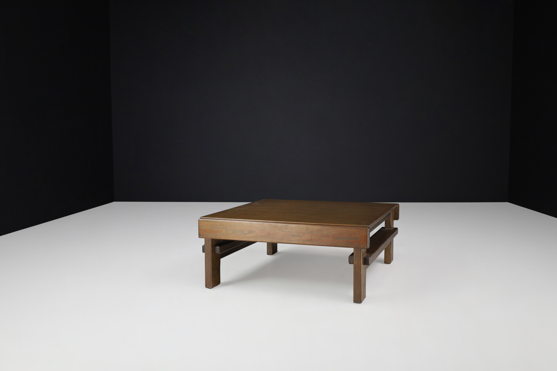 Mid century modern Carl Straub pine coffee table Germany, 1960s Mid-20th century