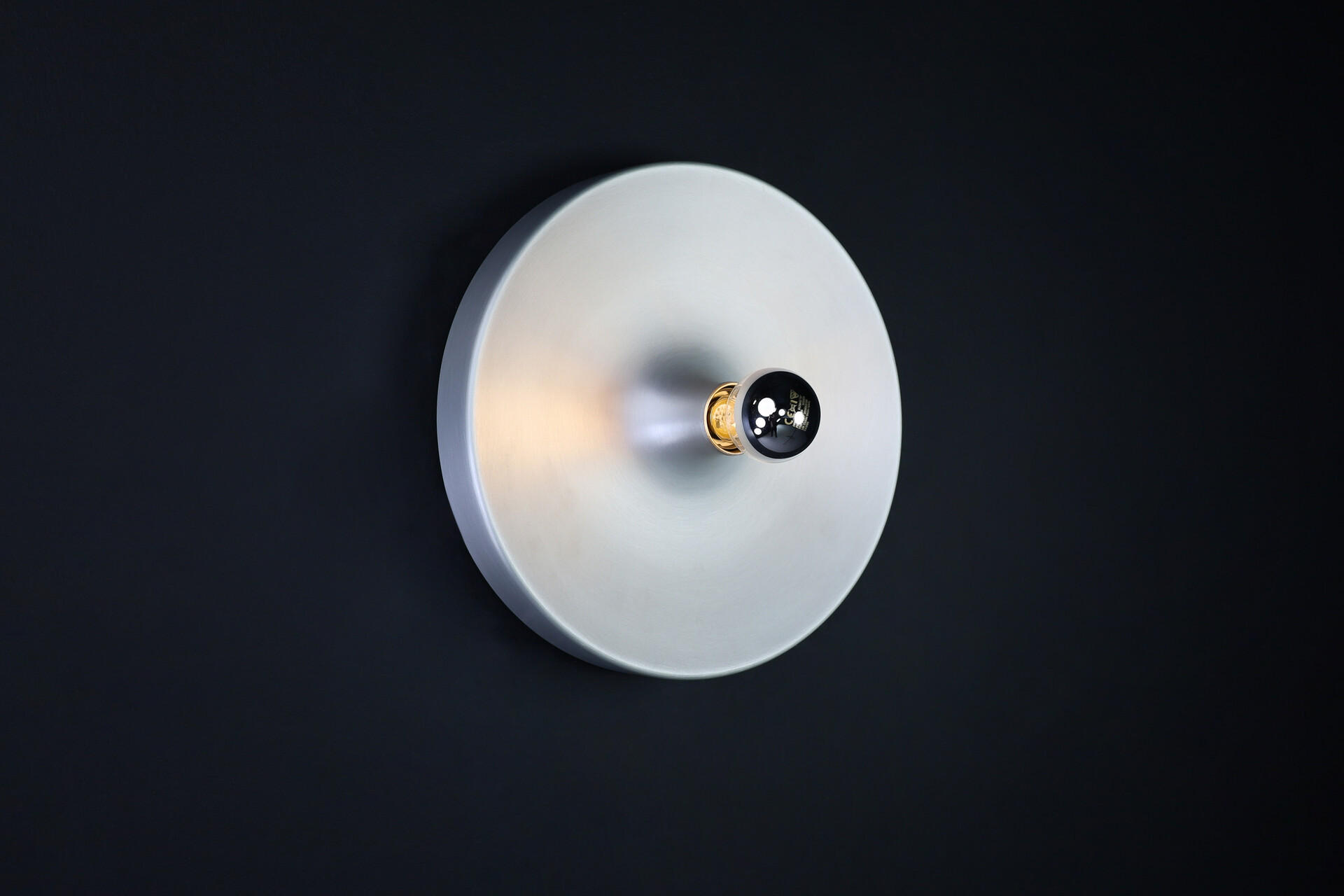 Mid century modern Charlotte Perriand Aluminum Disc Wall Lights, Germany 1960s Mid-20th century