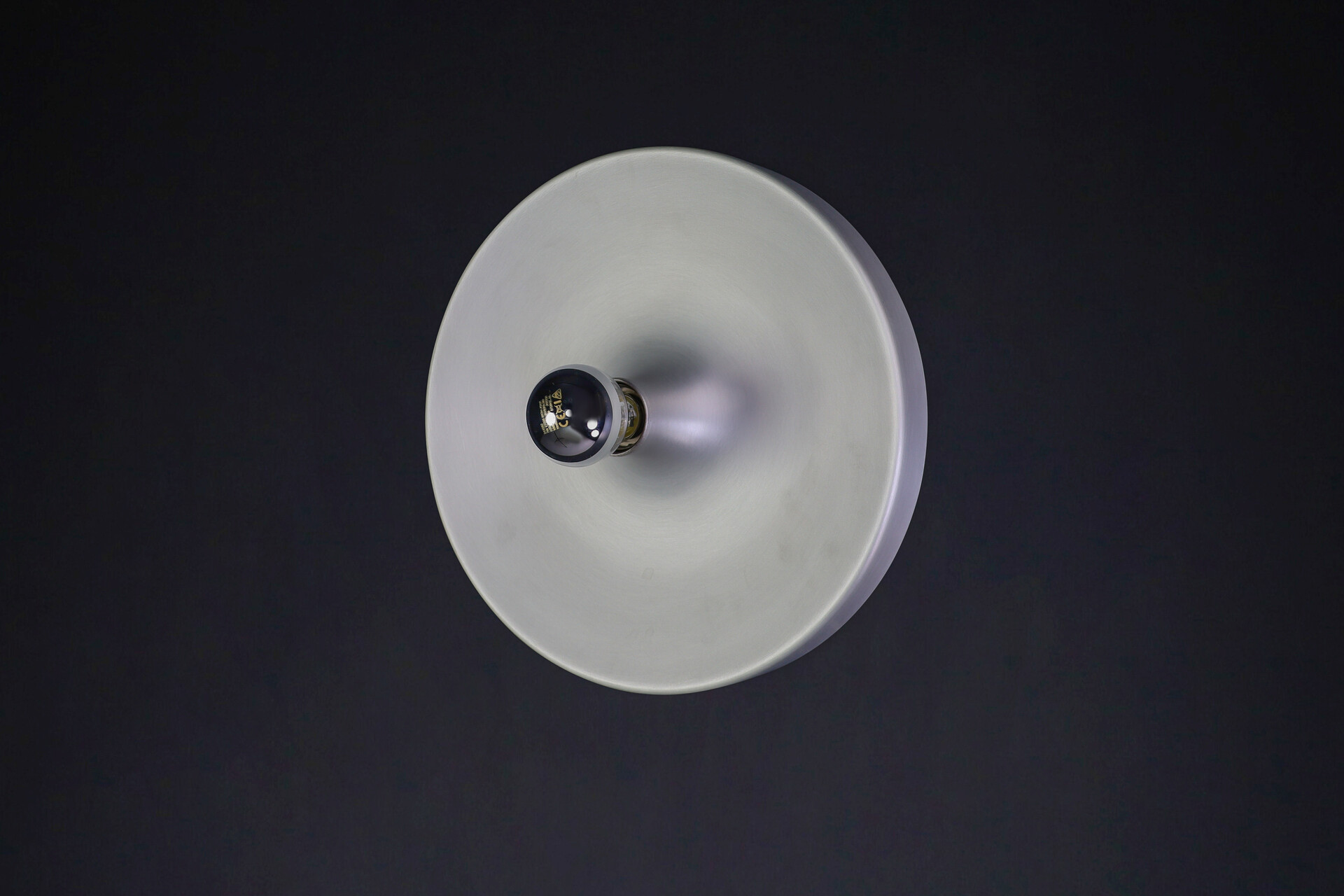 Mid century modern Charlotte Perriand Aluminum Disc Wall Lights, Germany 1960s Mid-20th century