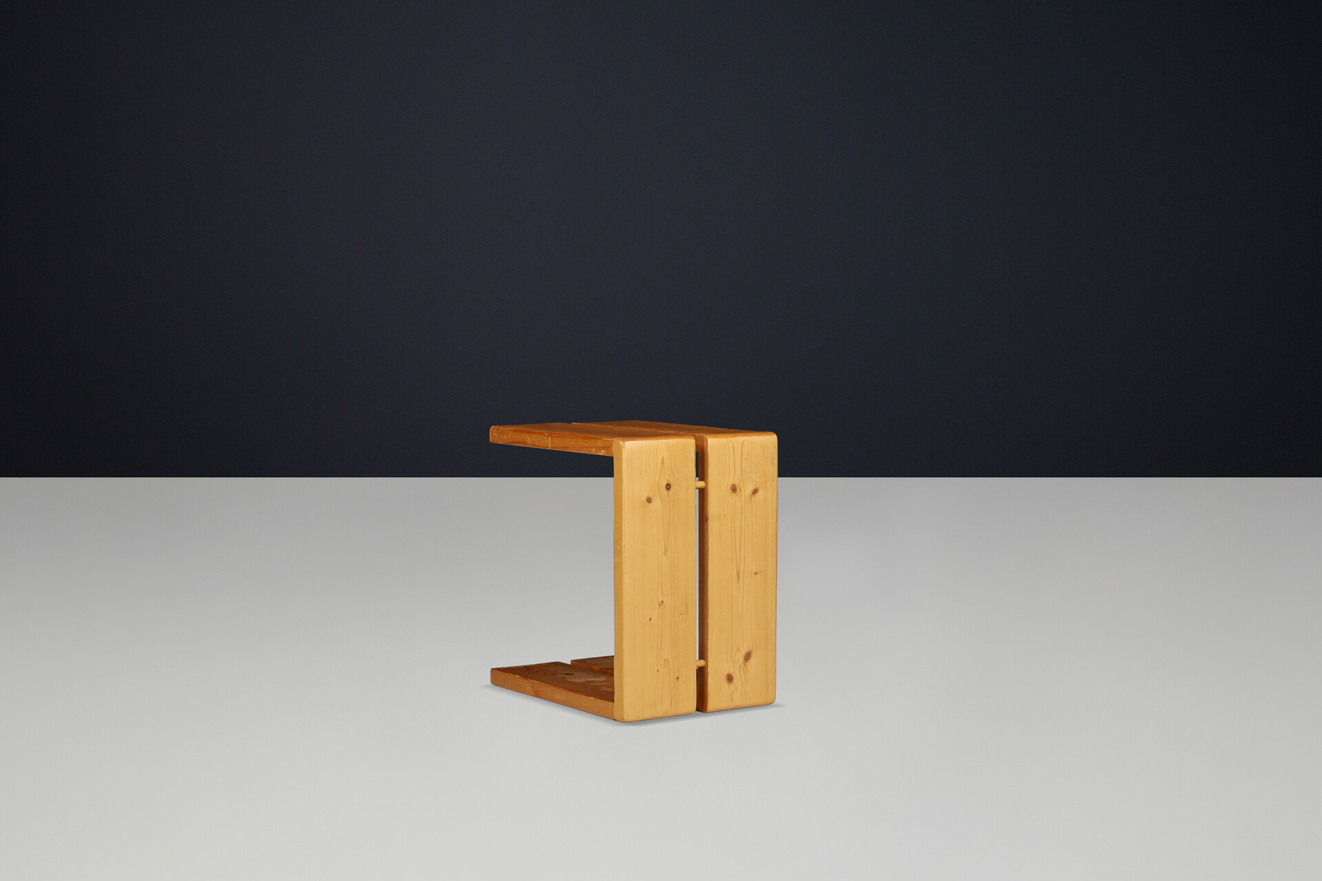 Mid century modern Charlotte Perriand Mid-Century Pine Stool, Les Arcs Ski Resort, 1960s Mid-20th century