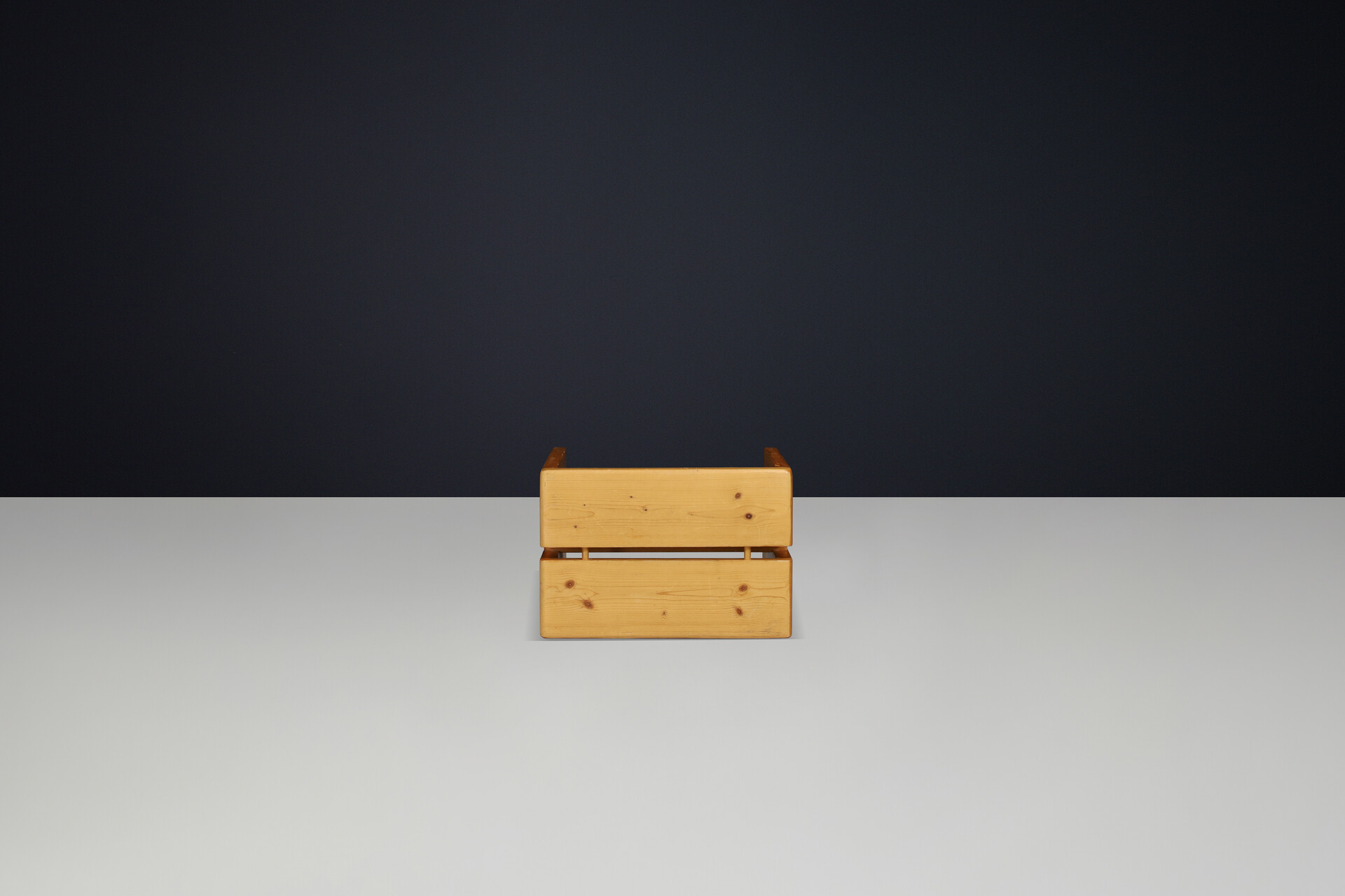 Mid century modern Charlotte Perriand Mid-Century Pine Stool, Les Arcs Ski Resort, 1960s Mid-20th century