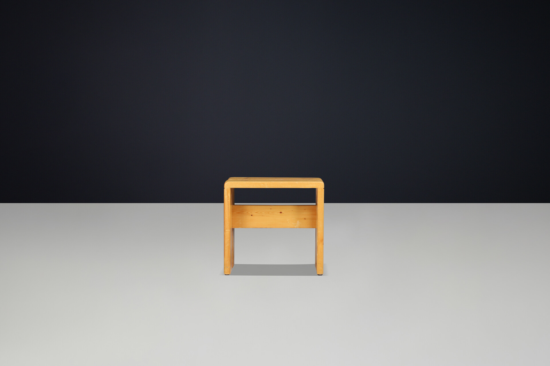 Mid century modern Charlotte Perriand Mid-Century Pine Stool, Les Arcs Ski Resort, 1960s Mid-20th century