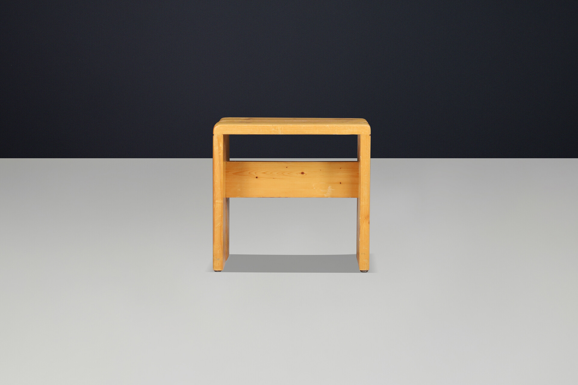 Mid century modern Charlotte Perriand Mid-Century Pine Stool, Les Arcs Ski Resort, 1960s Mid-20th century