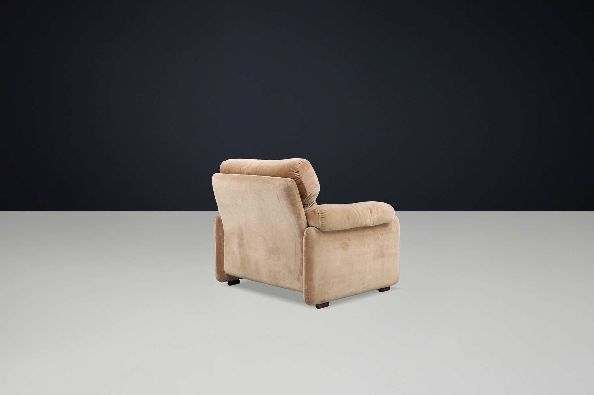 Mid century modern Coronado Armchair by Afra & Tobia Scarpa for B&B Italia 1960 Mid-20th century