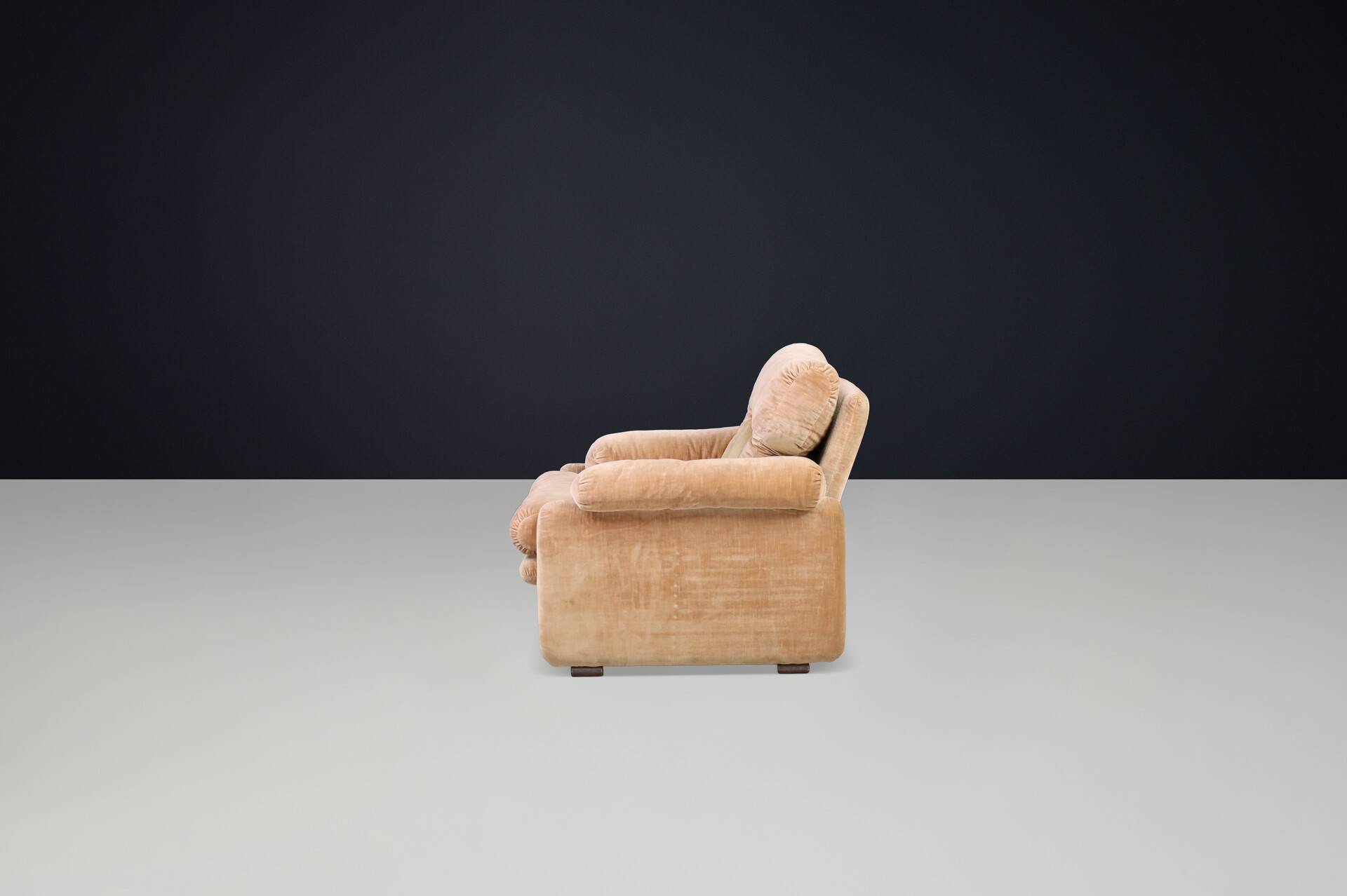 Mid century modern Coronado Armchair by Afra & Tobia Scarpa for B&B Italia 1960 Mid-20th century