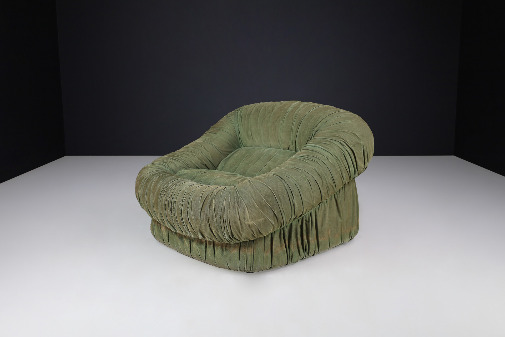 Mid century modern De Pas, D’Urbino, and Lomazzi for Dall’Oca Lounge Chair, Italy 1970s Late-20th century