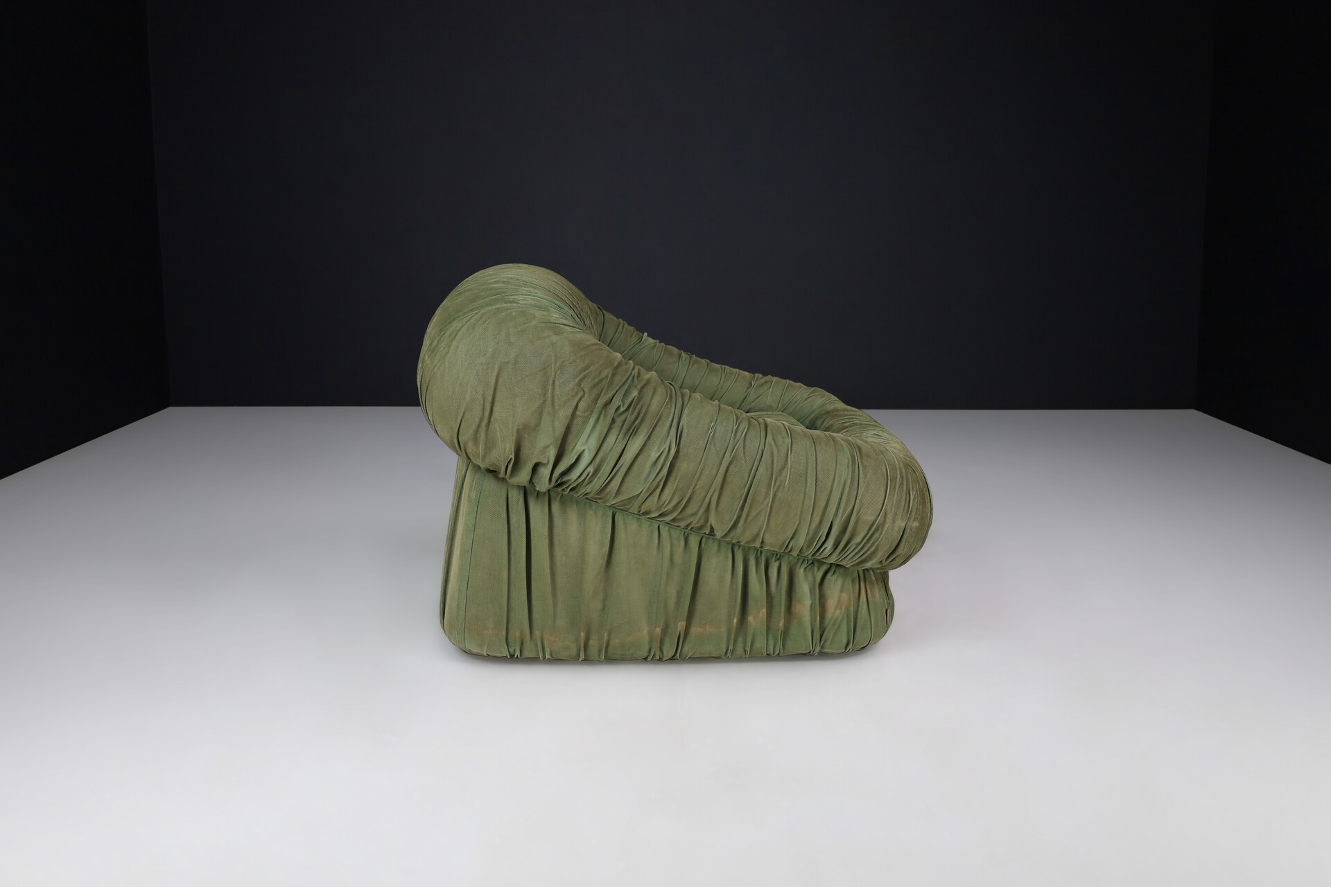 Mid century modern De Pas, D’Urbino, and Lomazzi for Dall’Oca Lounge Chair, Italy 1970s Late-20th century