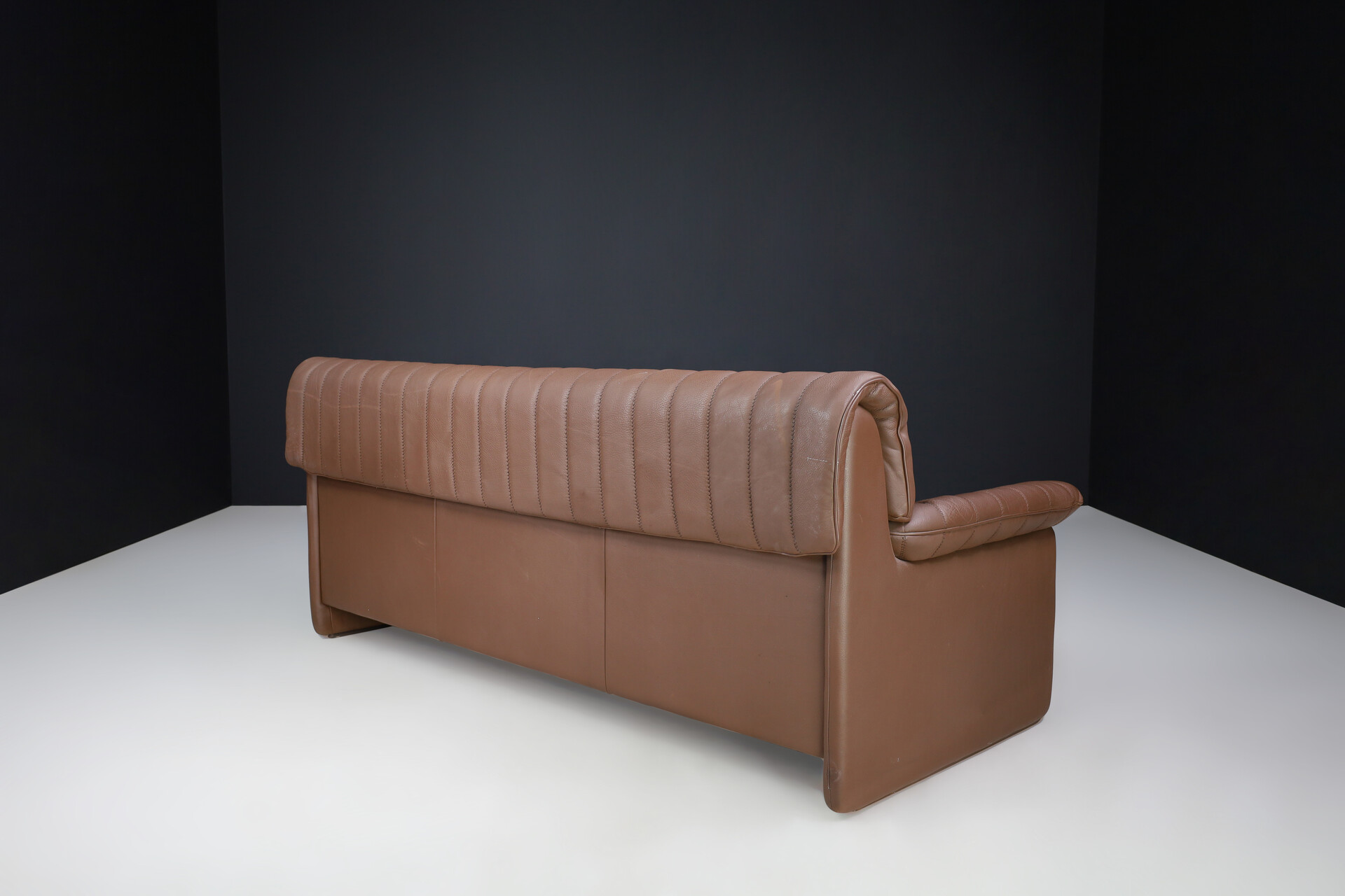 Mid century modern De Sede Ds86 Sofa In Brown Leather, 1960s Mid-20th century