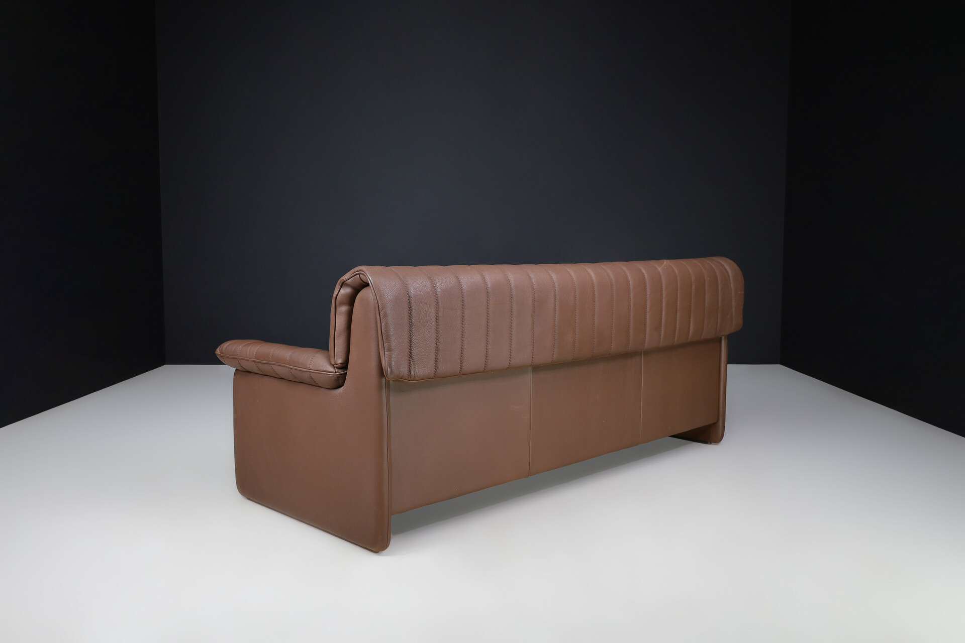 Mid century modern De Sede Ds86 Sofa In Brown Leather, 1960s Mid-20th century