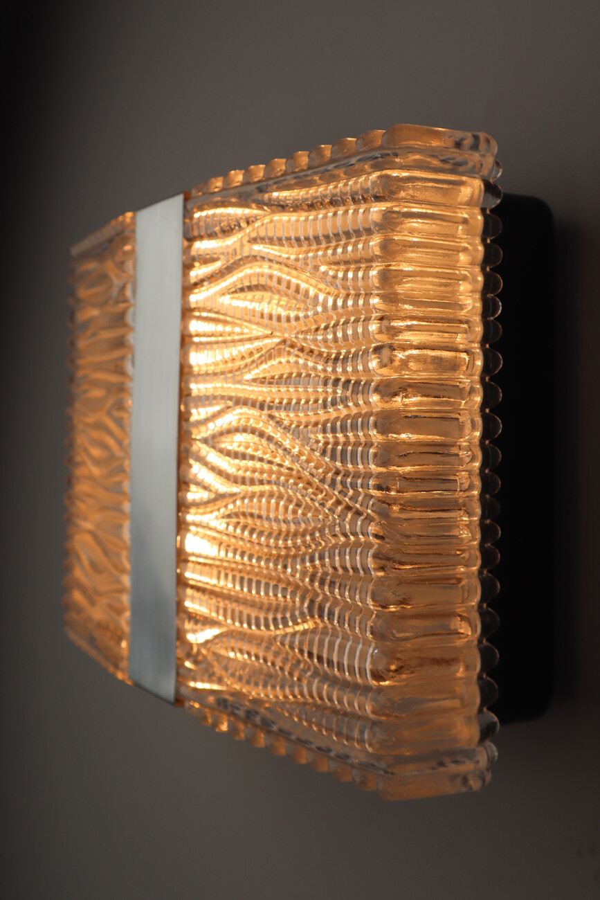 Mid century modern Design Wall Lights designed by Kaiser Leuchten in 1960s. Mid-20th century