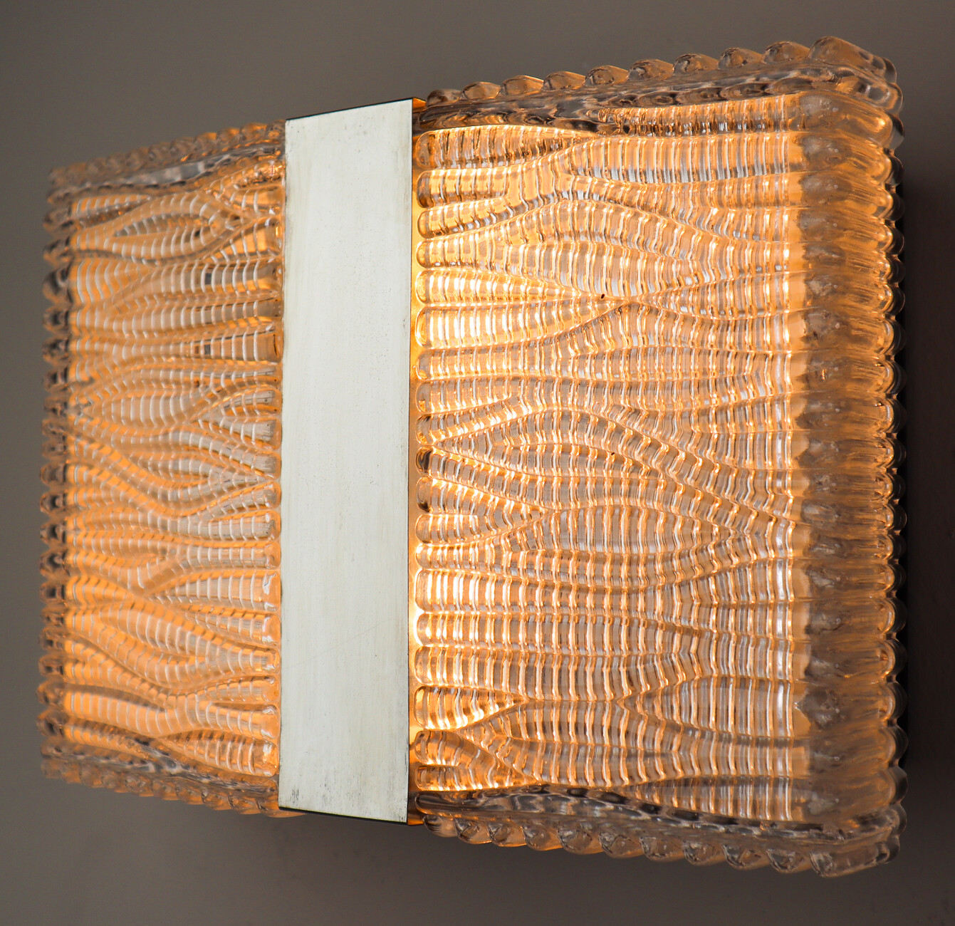 Mid century modern Design Wall Lights designed by Kaiser Leuchten in 1960s. Mid-20th century