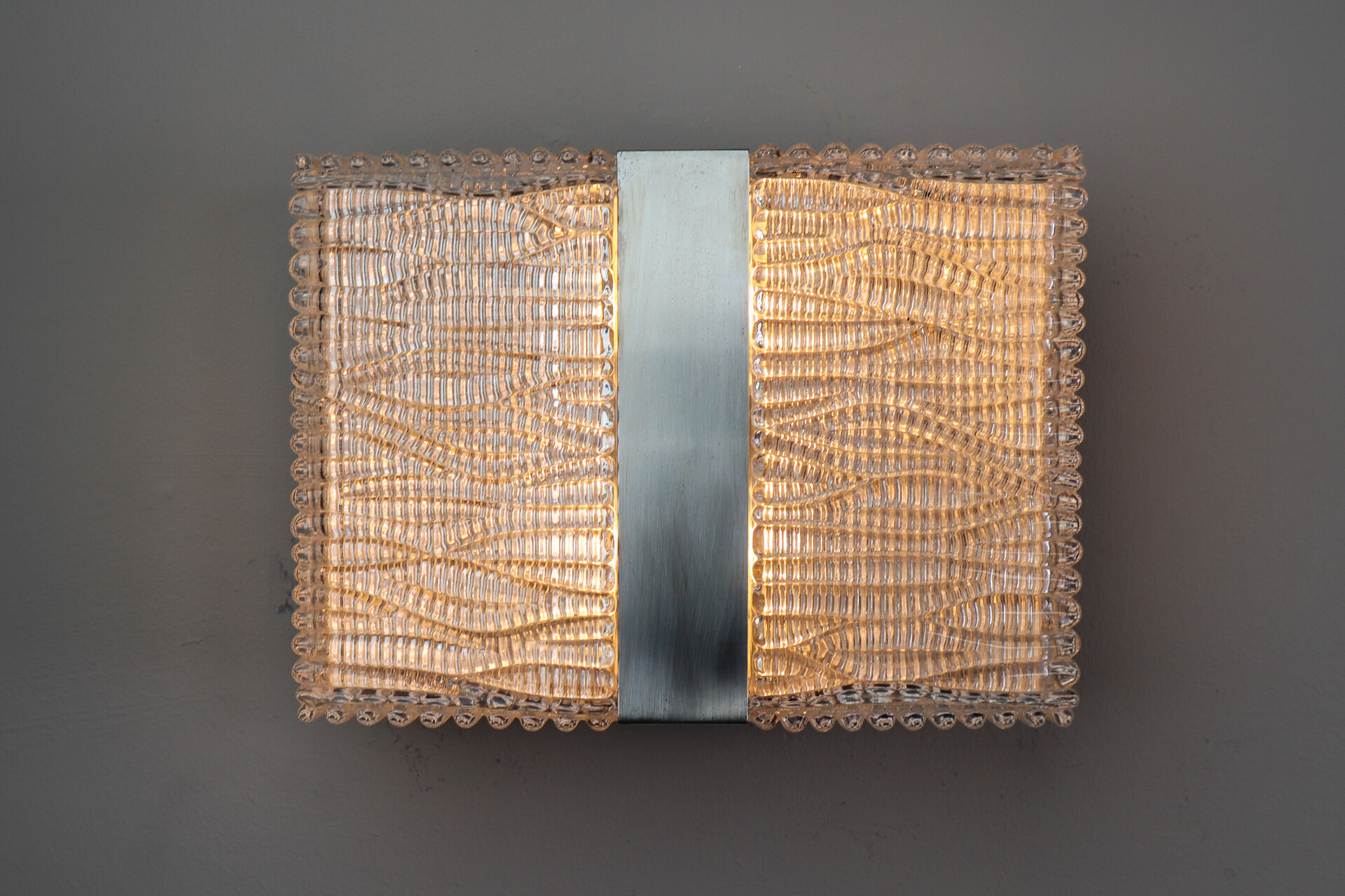 Mid century modern Design Wall Lights designed by Kaiser Leuchten in 1960s. Mid-20th century