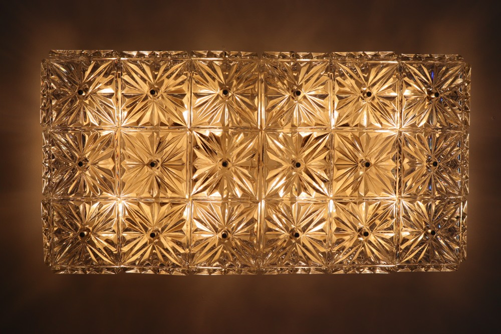  Mid-Century Modern Design Wall Lights or Ceilings lights Manufactured in Germany by Kinkeldey 1970s Mid-20th century