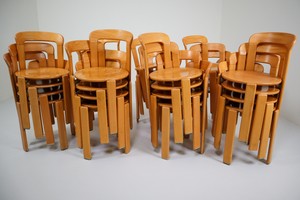 Mid century modern Dining Chairs by Bruno Rey for Kusch and Co, Zwitserland 1970s Late-20th century