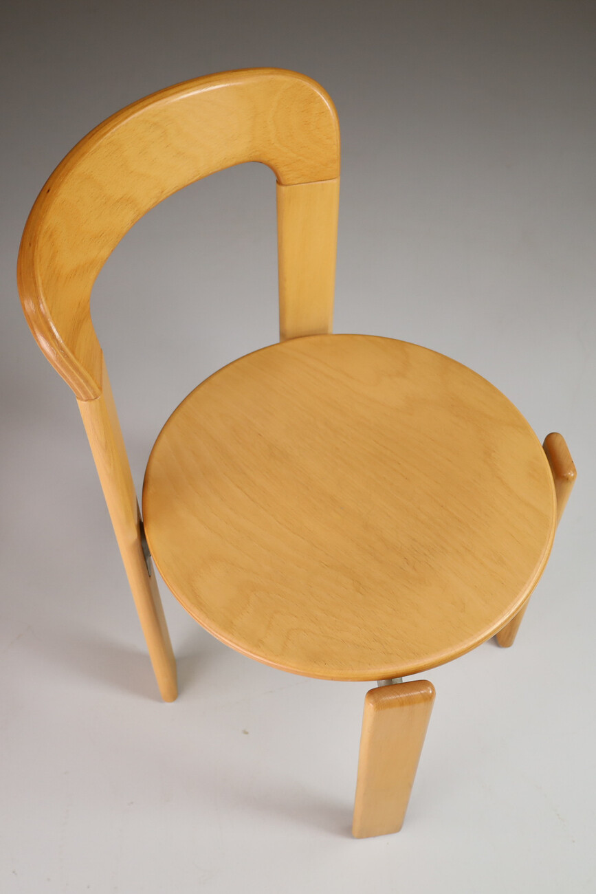Mid century modern Dining Chairs by Bruno Rey for Kusch and Co, Zwitserland 1970s Late-20th century