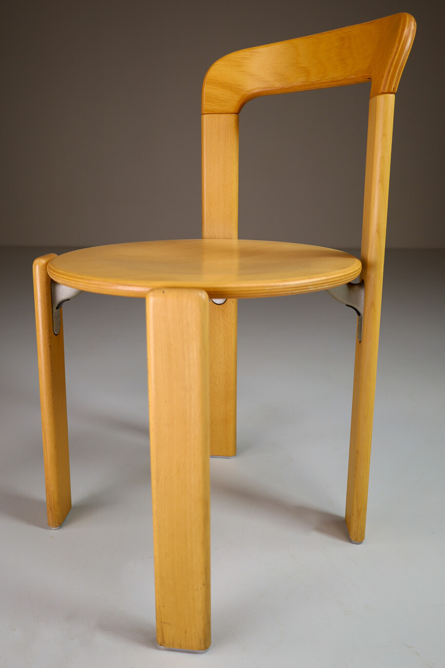 Mid century modern Dining Chairs by Bruno Rey for Kusch and Co, Zwitserland 1970s Late-20th century