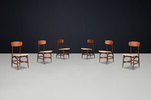 Mid century modern Dining Chairs by Silvio Cavatorta, Italy, 1950s Mid-20th century