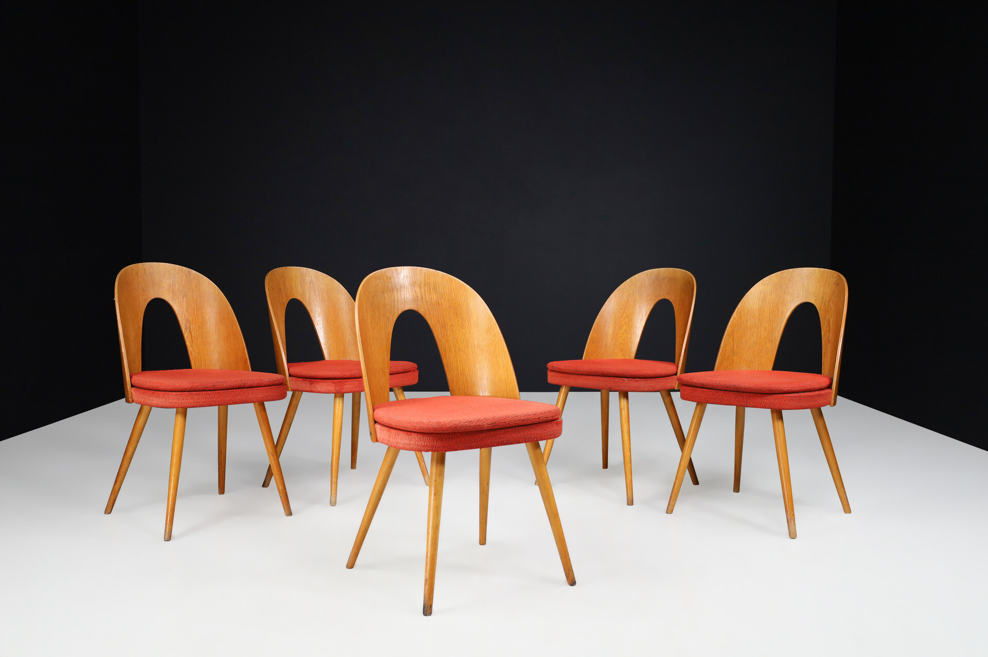 Mid century modern Dining Chairs Designed by Antonin Suman, Czech Republic 1960s Mid-20th century