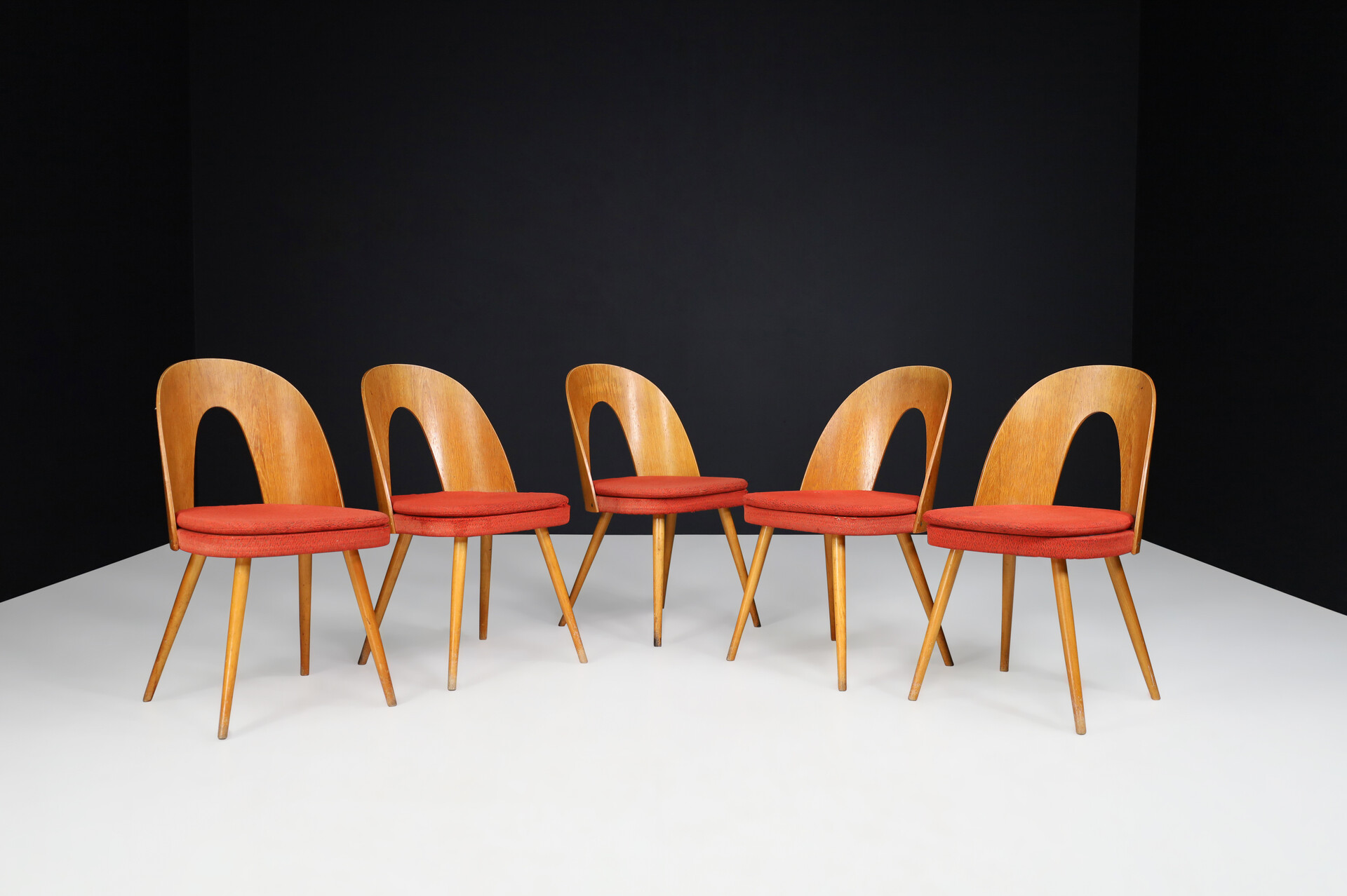 Mid century modern Dining Chairs Designed by Antonin Suman, Czech Republic 1960s Mid-20th century