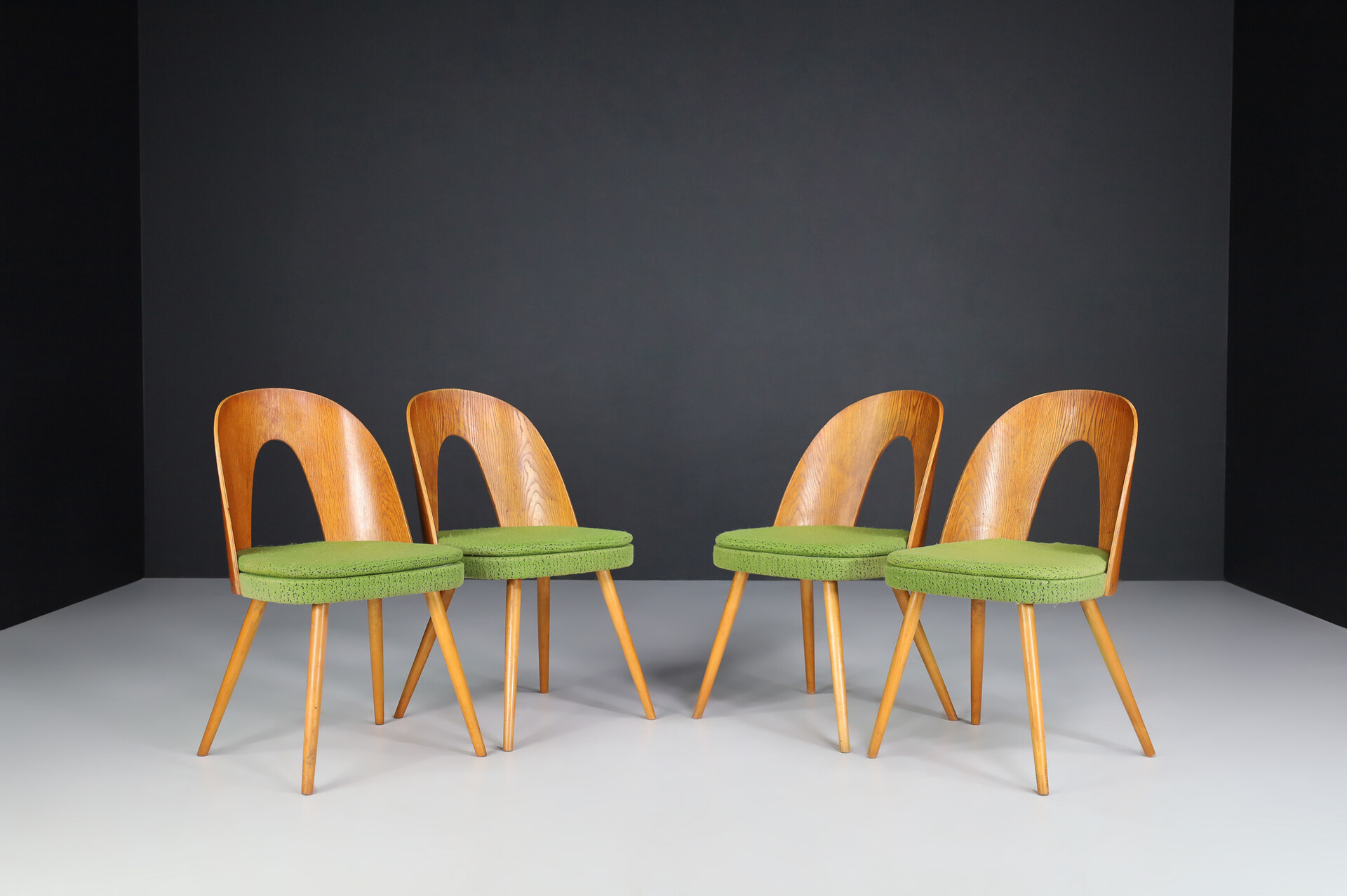 Mid century modern Dining Chairs Designed by Antonin Suman, Czech Republic 1960s Mid-20th century