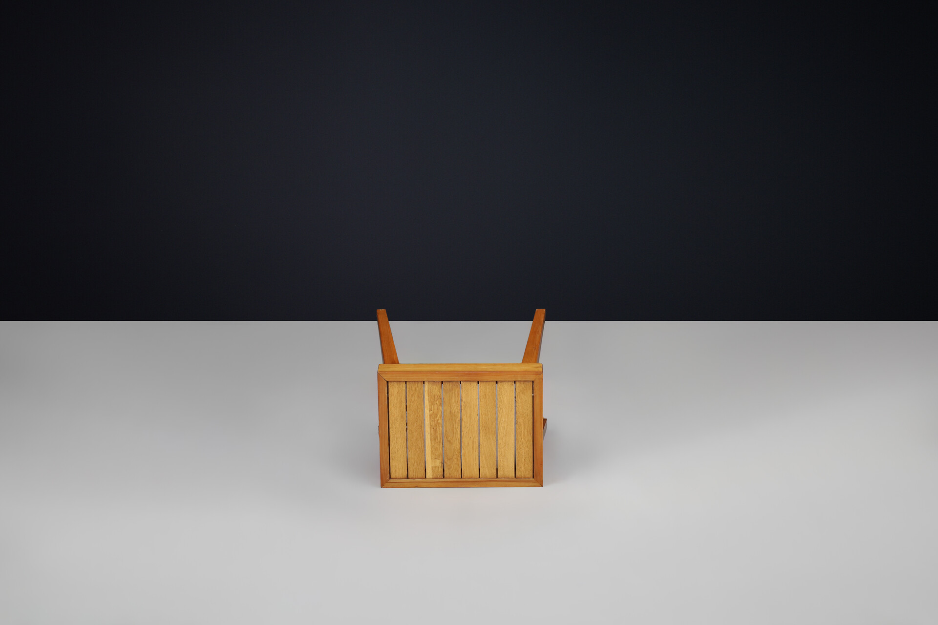 Mid century modern Elmwood stool or side table, France 1960s Mid-20th century