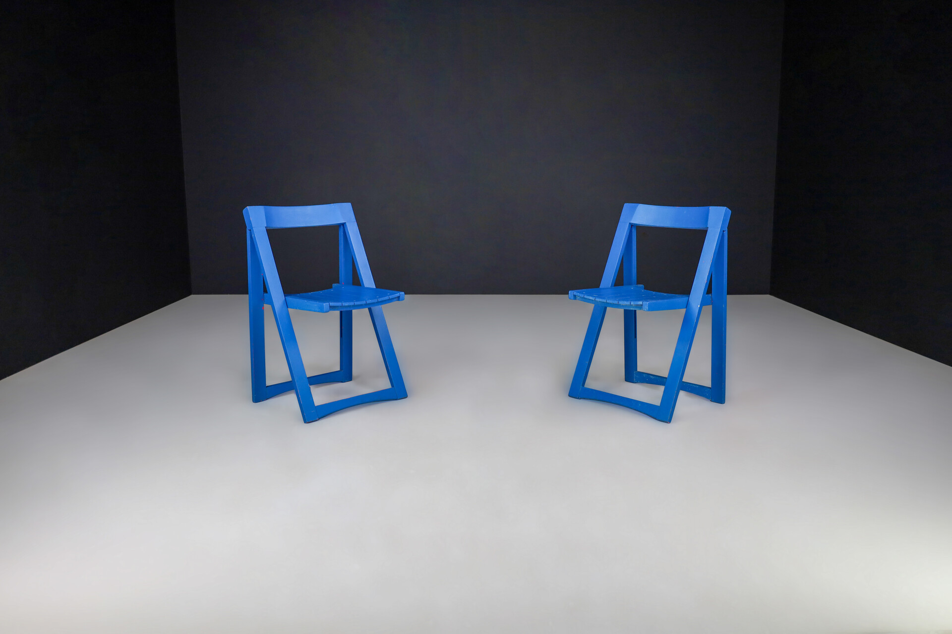 Mid century modern Folding Chairs By Aldo Jacober For Alberto Bazzani, Italy, 1960s Mid-20th century