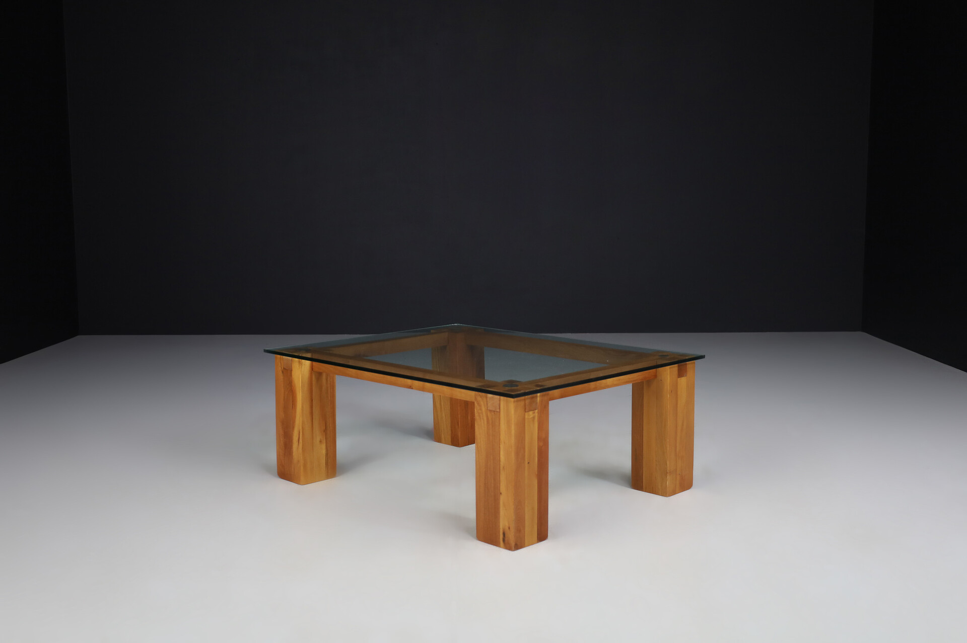 Mid century modern Franco Poli for Bernini coffee table, Italy 1970s Late-20th century