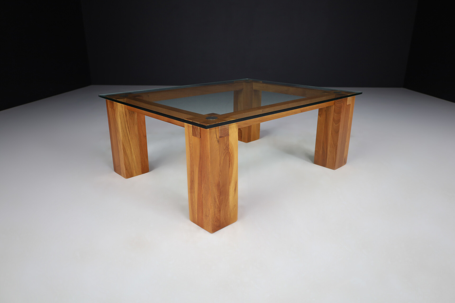 Mid century modern Franco Poli for Bernini coffee table, Italy 1970s Late-20th century