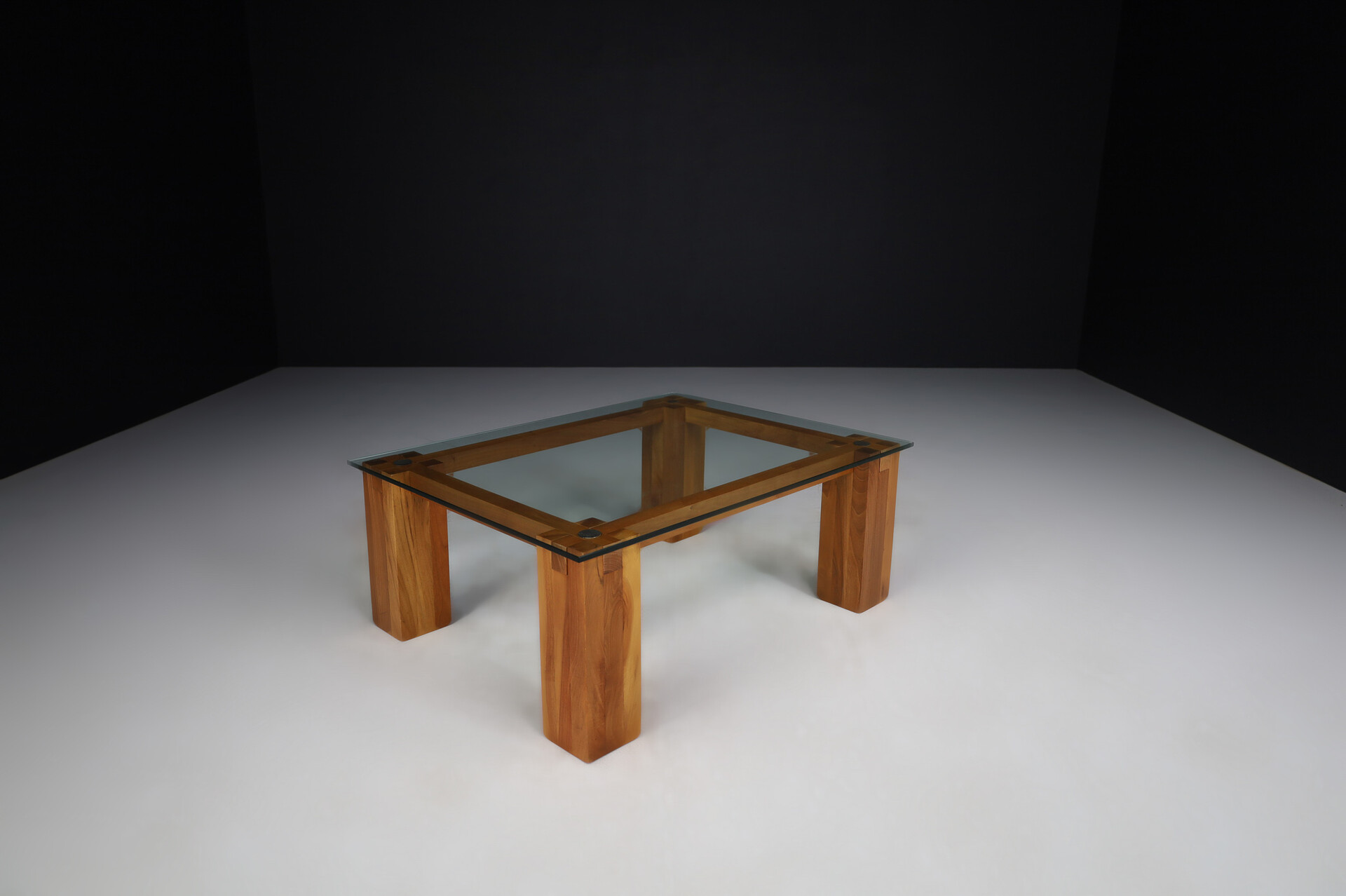 Mid century modern Franco Poli for Bernini coffee table, Italy 1970s Late-20th century