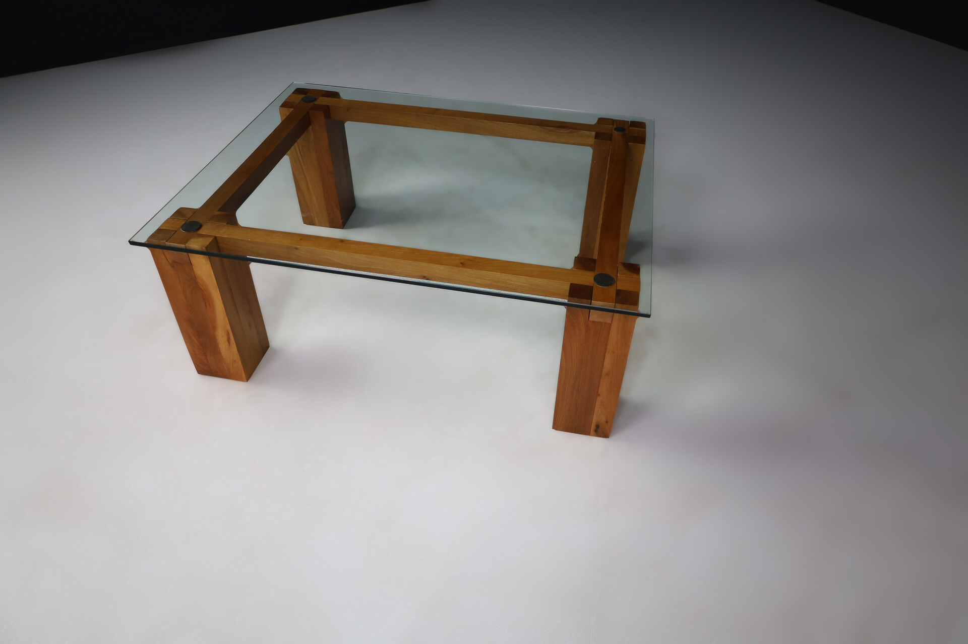 Mid century modern Franco Poli for Bernini coffee table, Italy 1970s Late-20th century