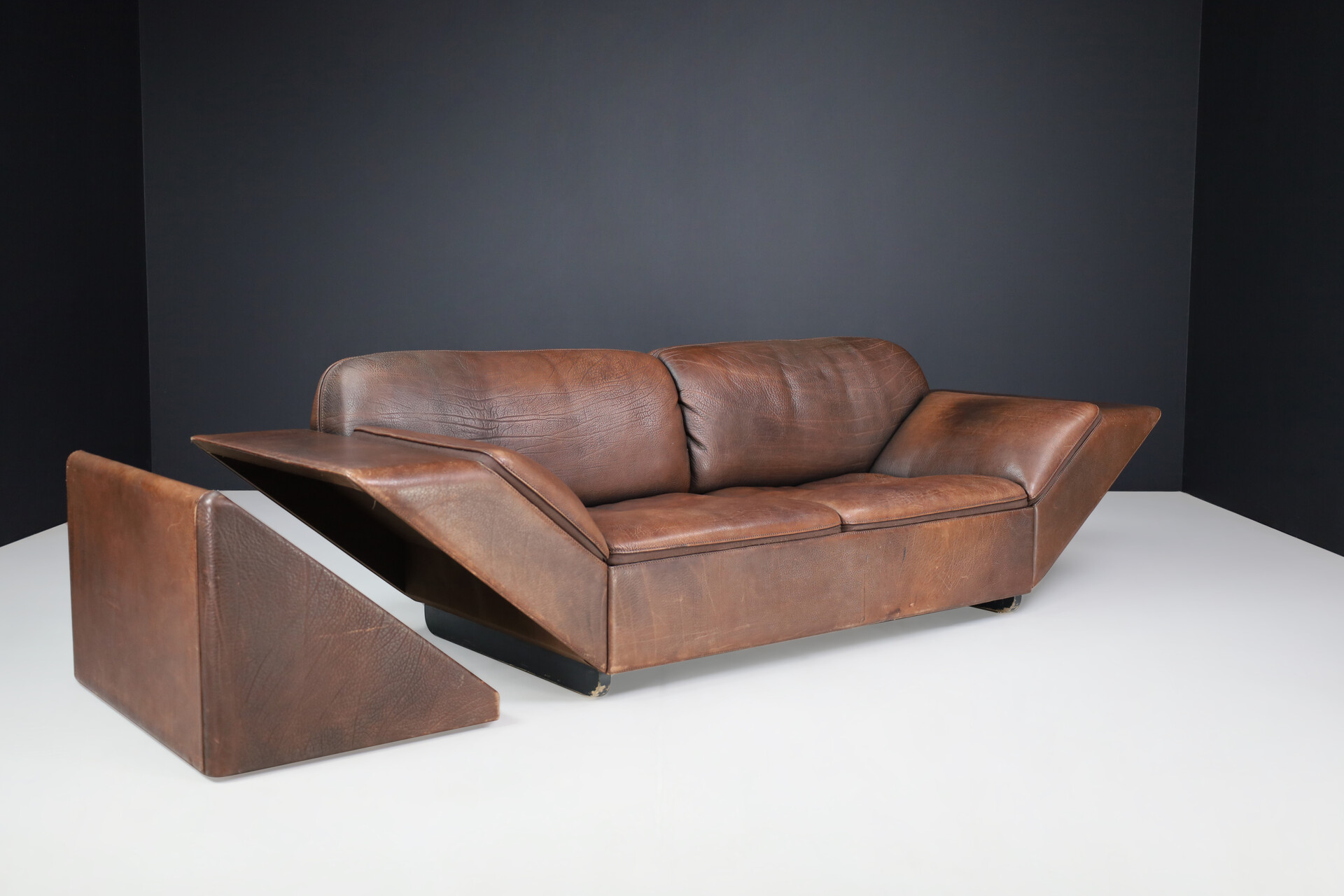 Mid century modern Gerd Lange DS 126 sofa De Sede Switzerland 1970s Late-20th century