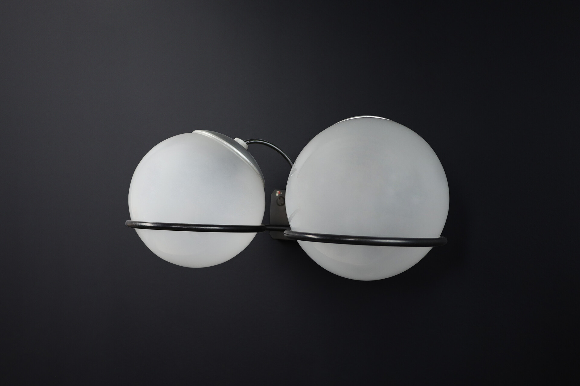 Mid century modern Gino Sarfatti for Arteluce Pair of two Mid-Century Sconces Model 237/2 1959 Mid-20th century