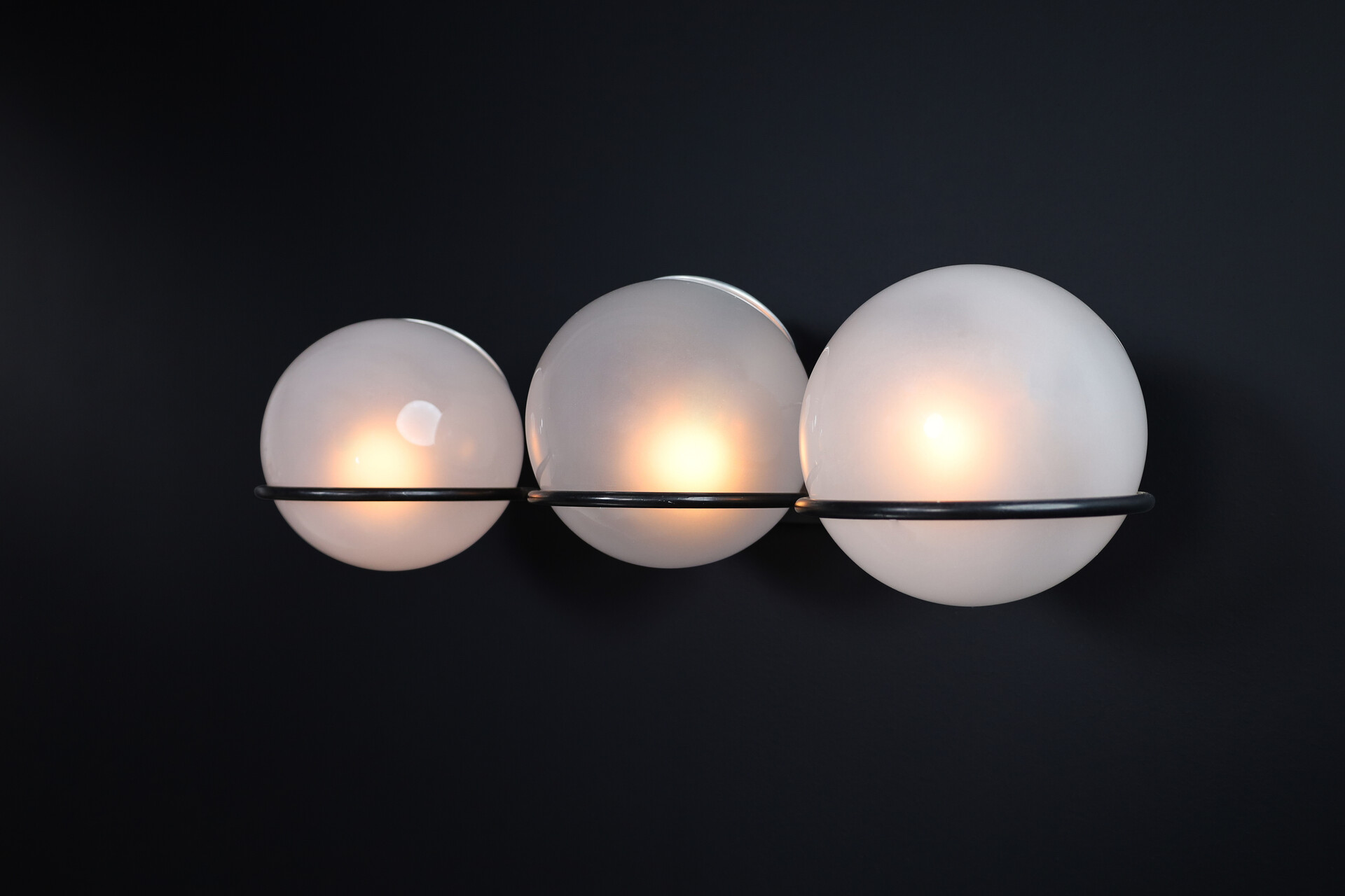 Mid century modern Gino Sarfatti for Arteluce Pair of two Mid-Century Sconces Model 237/3, 1959 Mid-20th century