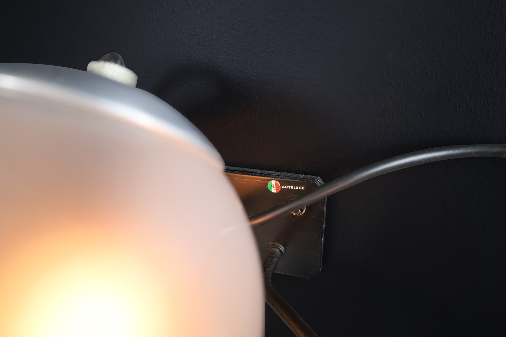 Mid century modern Gino Sarfatti for Arteluce Pair of two Mid-Century Sconces Model 237/3, 1959 Mid-20th century