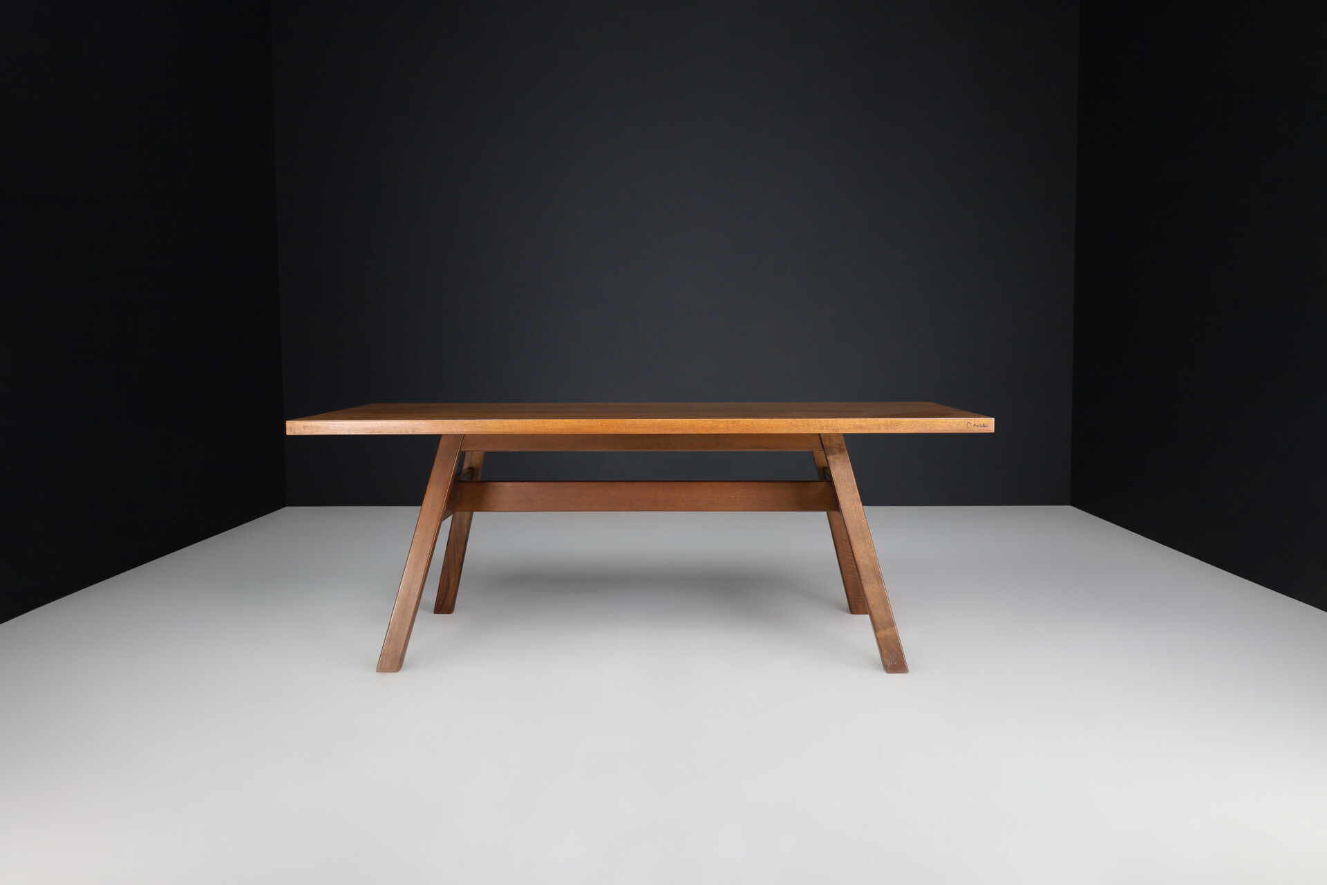 Mid century modern Giovanni Michelucci Walnut Dining Room Table for Poltronova, Italy, 1964 Mid-20th century