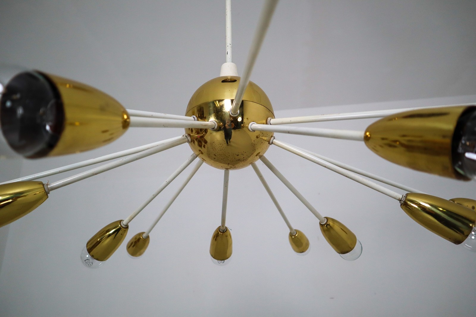 Mid century modern Glass Spider Sputnik Chandelier , Austria, 1950 Mid-20th century