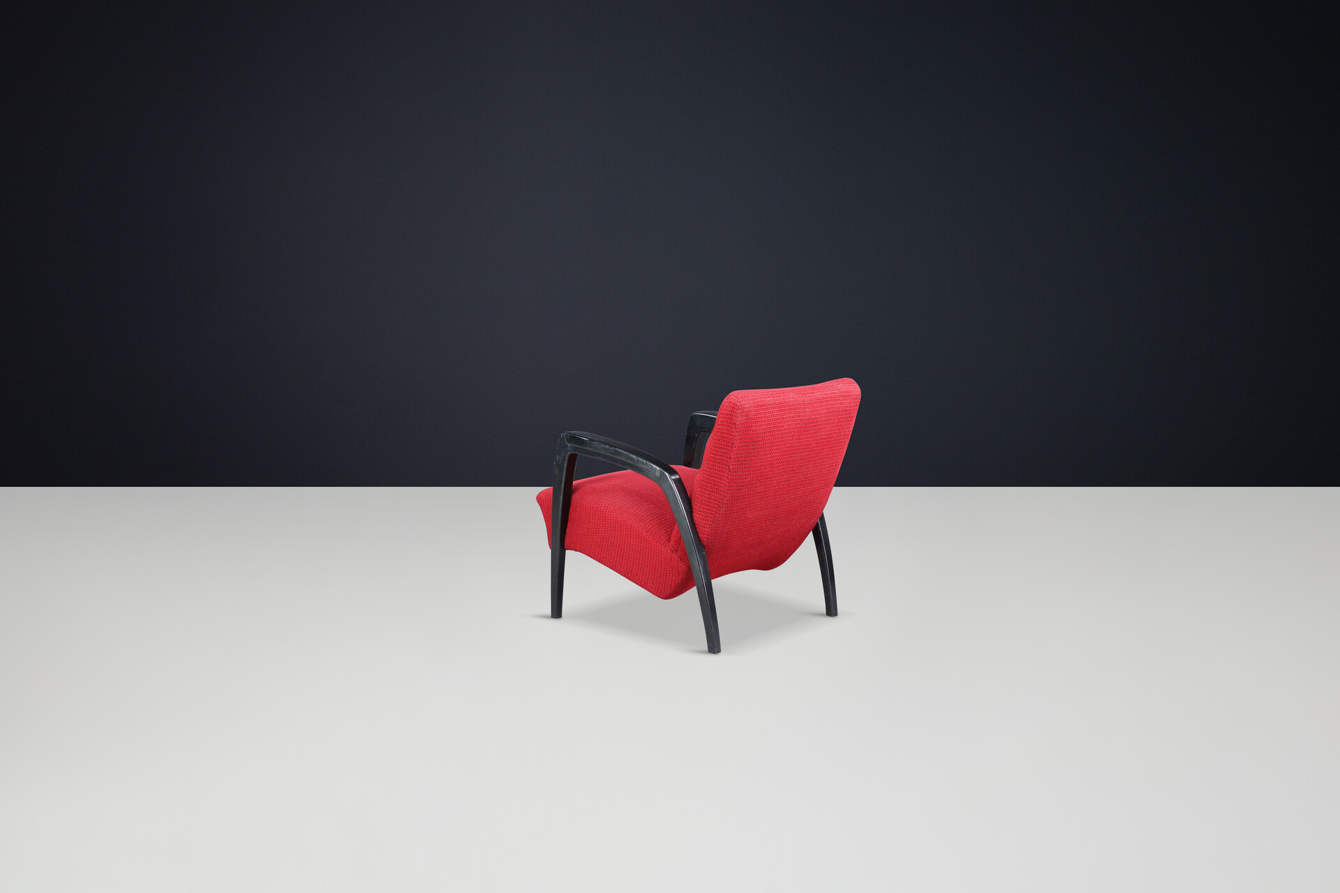 Mid century modern Jan Vanek Easy Chair in Oak Bentwood and upholstery,CZ 1930s Mid-20th century