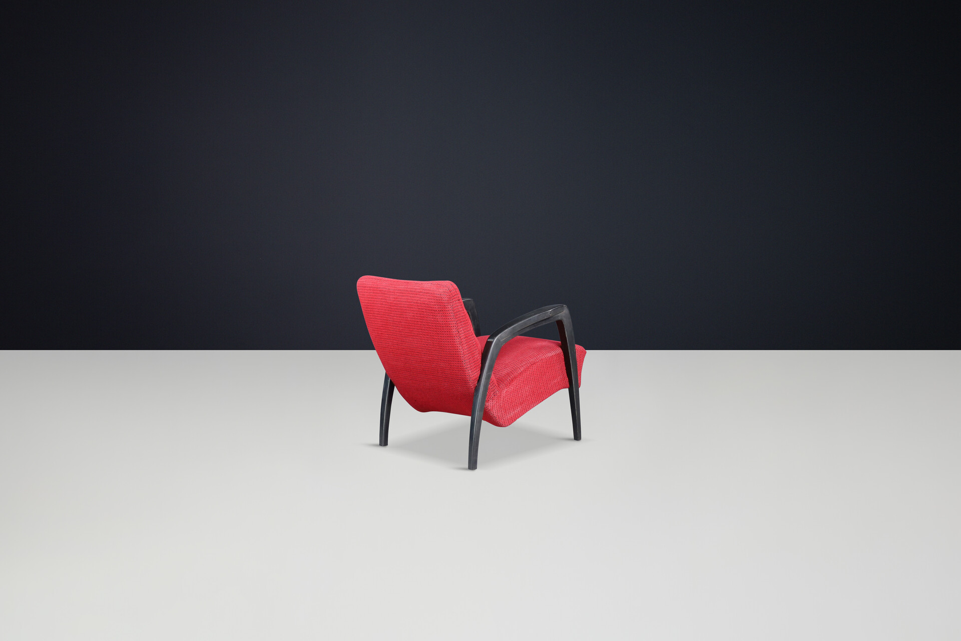 Mid century modern Jan Vanek Easy Chair in Oak Bentwood and upholstery,CZ 1930s Mid-20th century