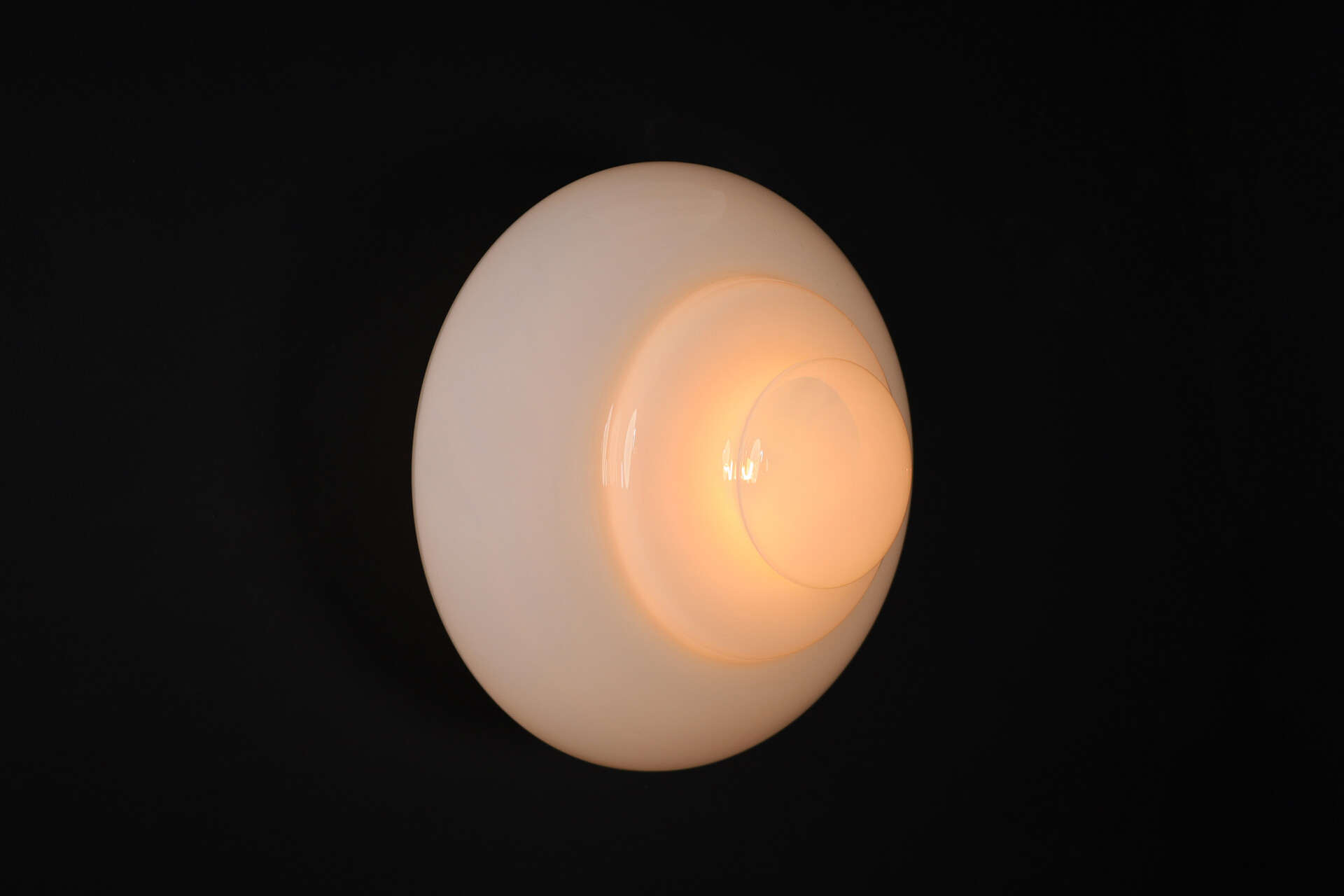 Mid century modern Large Murano Flush Mount / Wall light, Italy 1960s Mid-20th century