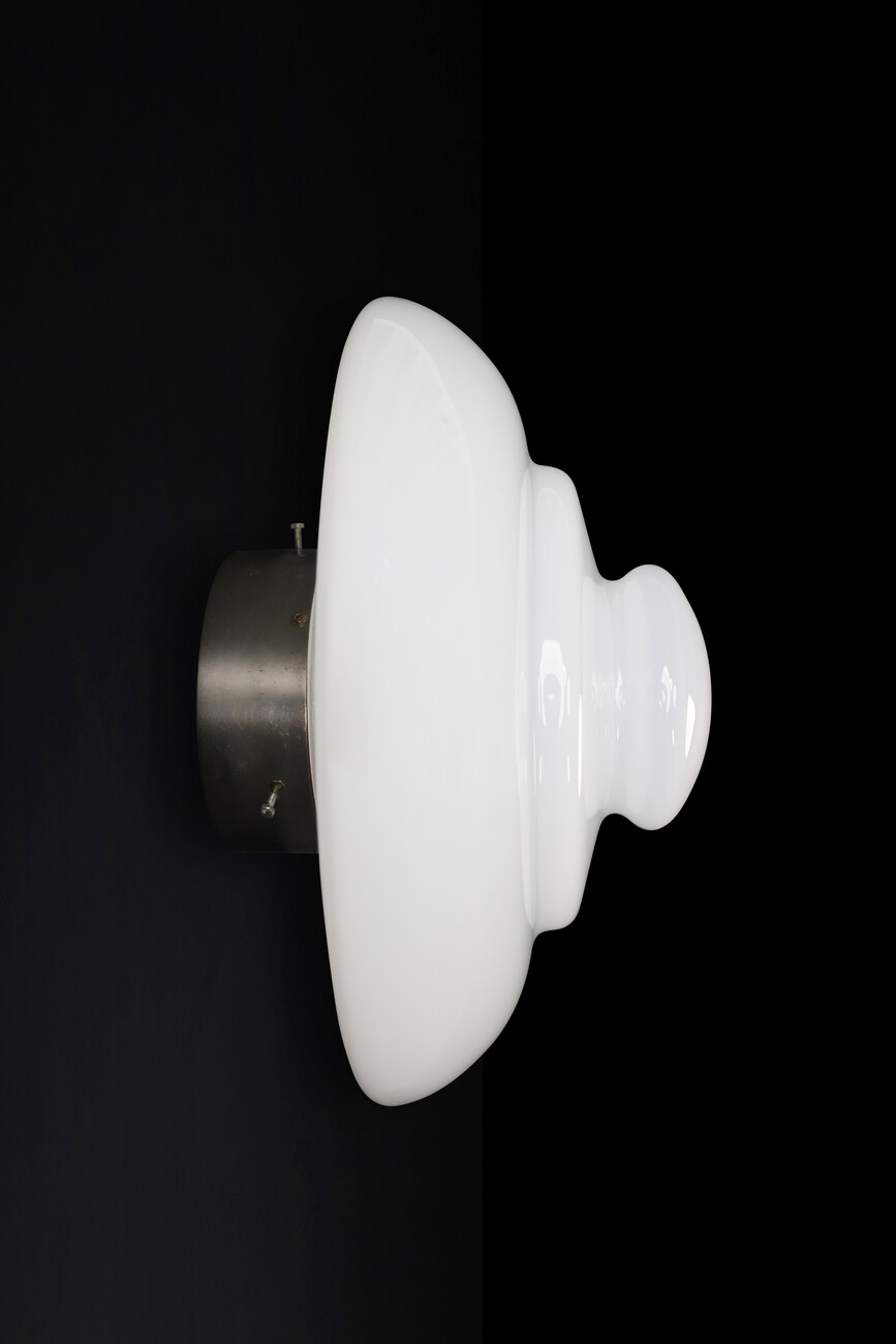 Mid century modern Large Murano Flush Mount / Wall light, Italy 1960s Mid-20th century